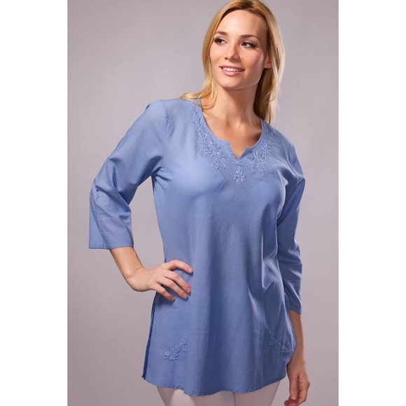 Anila Embroidered Top - Picture 1 of 2